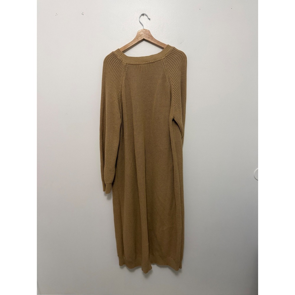 Noisy May x ASOS Long Sweater Dress – Light Brown – Size XXL - Picture 3 of 4